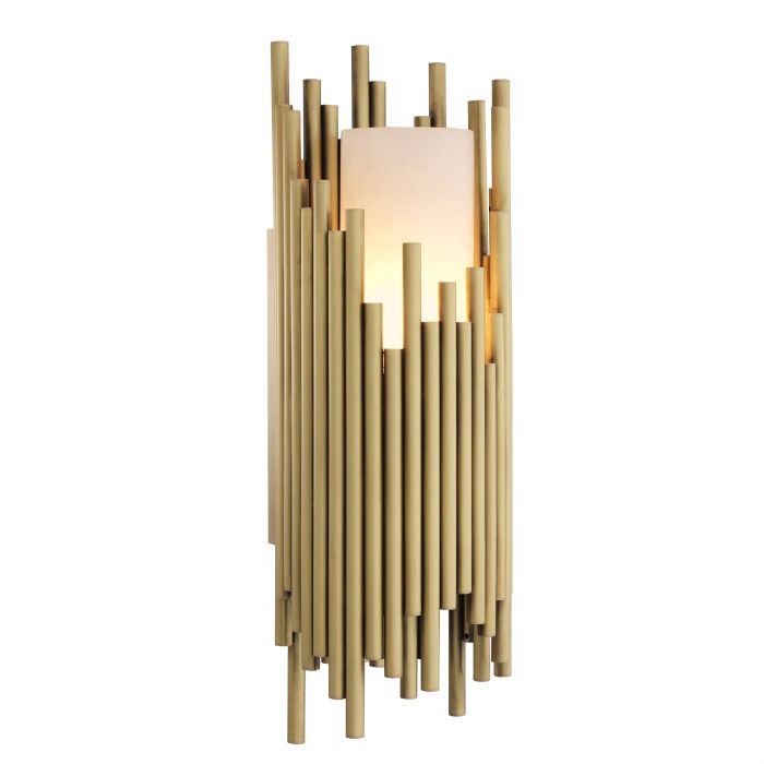 Bartoli Wall Lamp - Brass & Alabaster - Eichholtz - Luxury Lighting BoutiqueWall LightsEichholtz