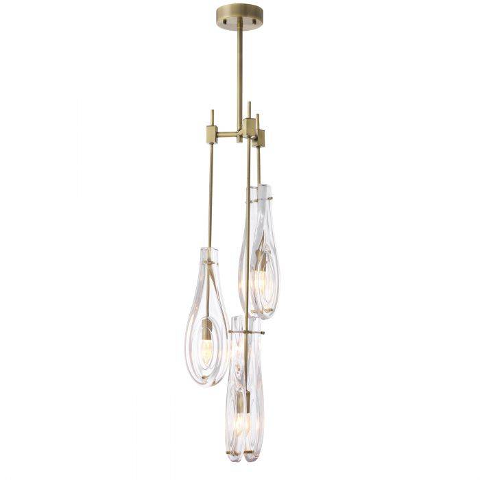 Bellano Modern Brass Chandelier S | L - Brass | Bronze - Eichholtz - Luxury Lighting BoutiqueCeiling LightEichholtz