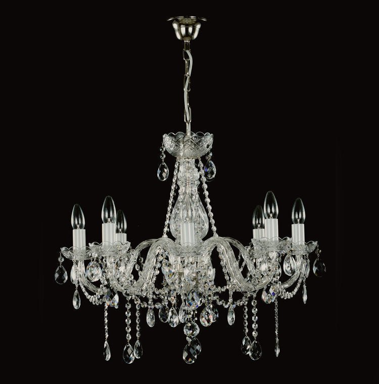 Belle 8 Crystal Chandelier (Gold/Silver) - Wranovsky - Luxury Lighting BoutiqueWranovsky