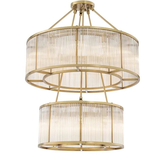 Bernardi Ceiling Lights - Single | Twin - Brass | Bronze | Nickel - Eichholtz - Luxury Lighting BoutiqueBrass/Metal ChandeliersEichholtz