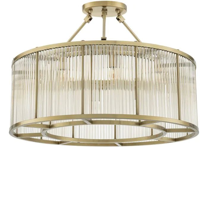 Bernardi Ceiling Lights - Single | Twin - Brass | Bronze | Nickel - Eichholtz - Luxury Lighting BoutiqueBrass/Metal ChandeliersEichholtz