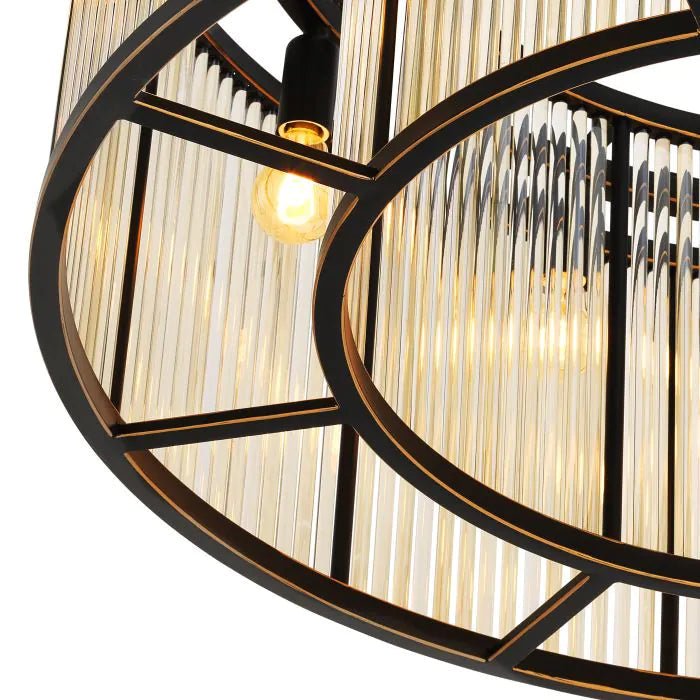 Bernardi Ceiling Lights - Single | Twin - Brass | Bronze | Nickel - Eichholtz - Luxury Lighting BoutiqueBrass/Metal ChandeliersEichholtz