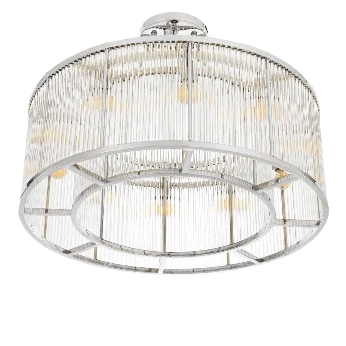 Bernardi Ceiling Lights - Single | Twin - Brass | Bronze | Nickel - Eichholtz - Luxury Lighting BoutiqueBrass/Metal ChandeliersEichholtz