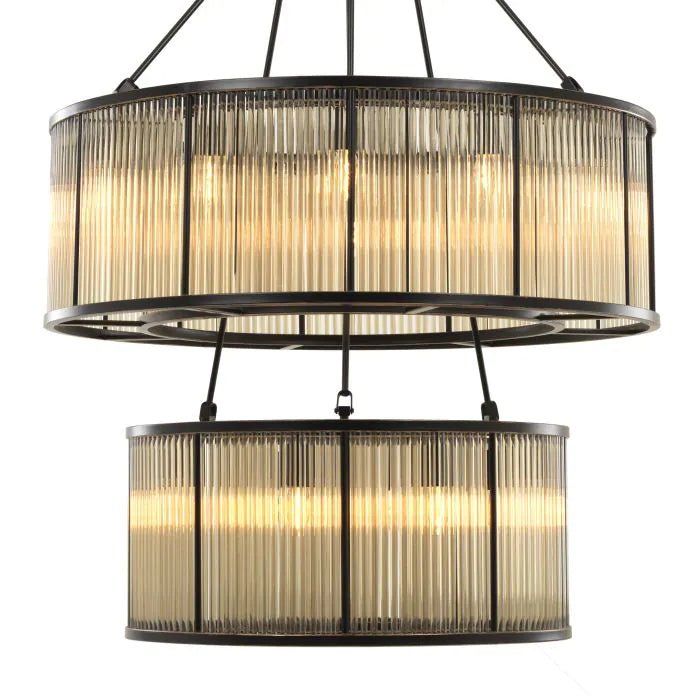 Bernardi Ceiling Lights - Single | Twin - Brass | Bronze | Nickel - Eichholtz - Luxury Lighting BoutiqueBrass/Metal ChandeliersEichholtz