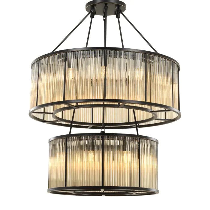 Bernardi Ceiling Lights - Single | Twin - Brass | Bronze | Nickel - Eichholtz - Luxury Lighting BoutiqueBrass/Metal ChandeliersEichholtz