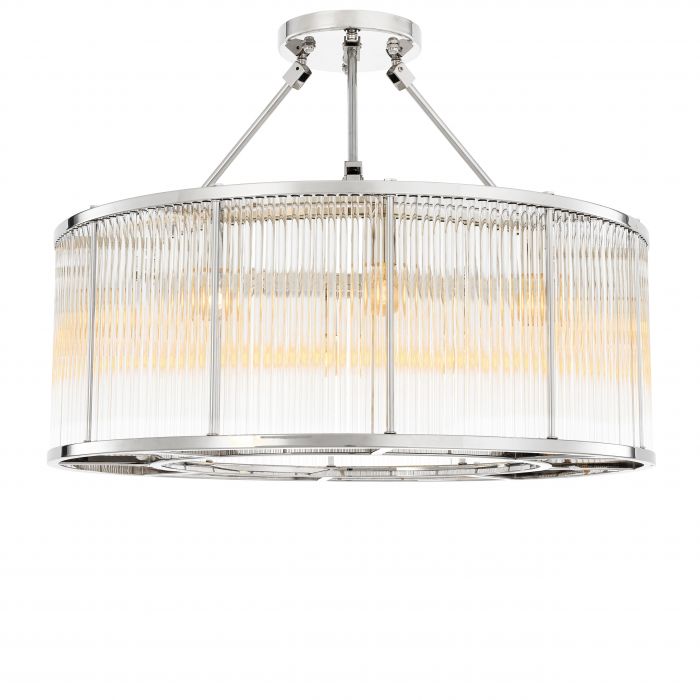 Bernardi Ceiling Lights - Single | Twin - Brass | Bronze | Nickel - Eichholtz - Luxury Lighting BoutiqueBrass/Metal ChandeliersEichholtz