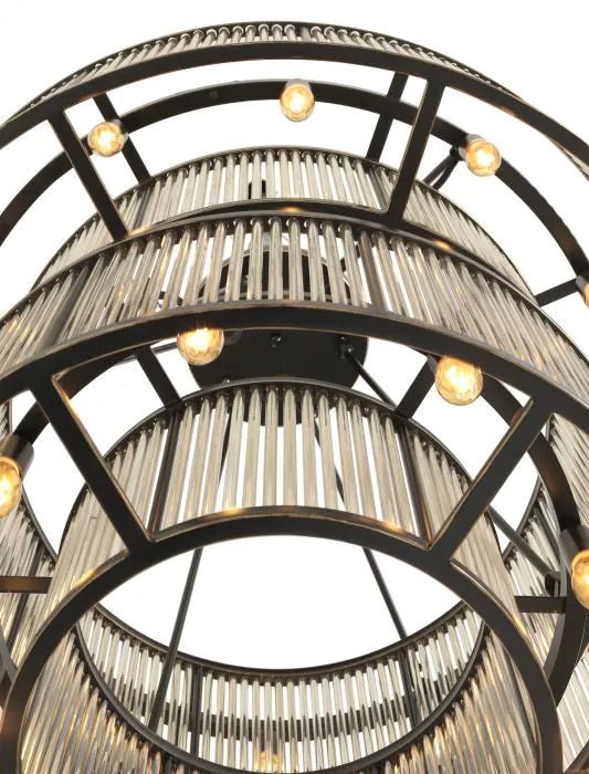 Bernardi Ceiling Lights - Single | Twin - Brass | Bronze | Nickel - Eichholtz - Luxury Lighting BoutiqueBrass/Metal ChandeliersEichholtz