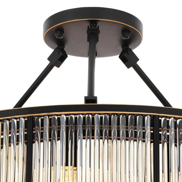 Bernardi Ceiling Lights - Single | Twin - Brass | Bronze | Nickel - Eichholtz - Luxury Lighting BoutiqueBrass/Metal ChandeliersEichholtz