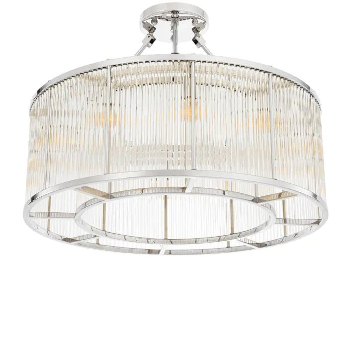 Bernardi Ceiling Lights - Single | Twin - Brass | Bronze | Nickel - Eichholtz - Luxury Lighting BoutiqueBrass/Metal ChandeliersEichholtz