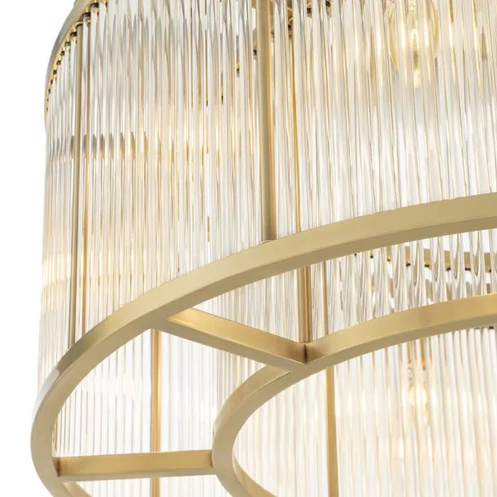 Bernardi Ceiling Lights - Single | Twin - Brass | Bronze | Nickel - Eichholtz - Luxury Lighting BoutiqueBrass/Metal ChandeliersEichholtz