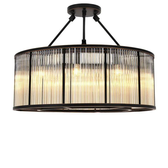 Bernardi Ceiling Lights - Single | Twin - Brass | Bronze | Nickel - Eichholtz - Luxury Lighting BoutiqueBrass/Metal ChandeliersEichholtz