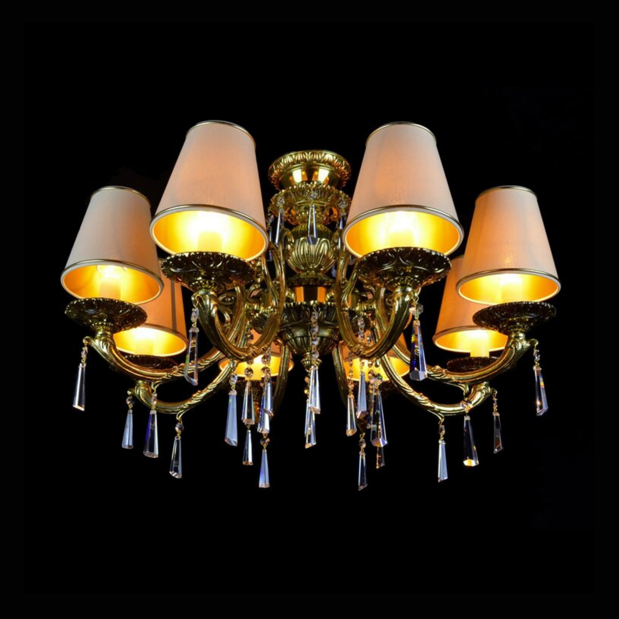 Betria 8 Crystal Glass Chandelier - Wranovsky - Luxury Lighting Boutique