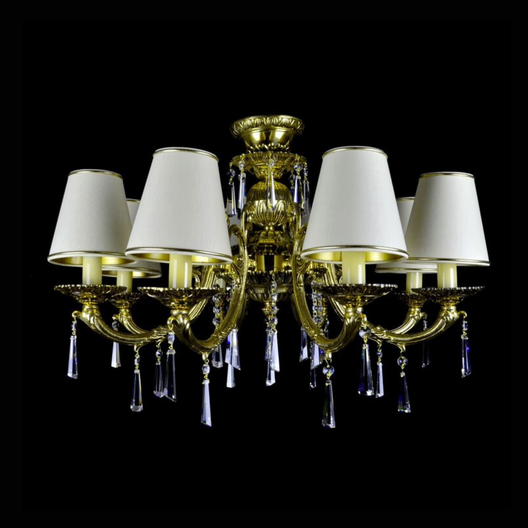 Betria 8 Crystal Glass Chandelier - Wranovsky - Luxury Lighting Boutique