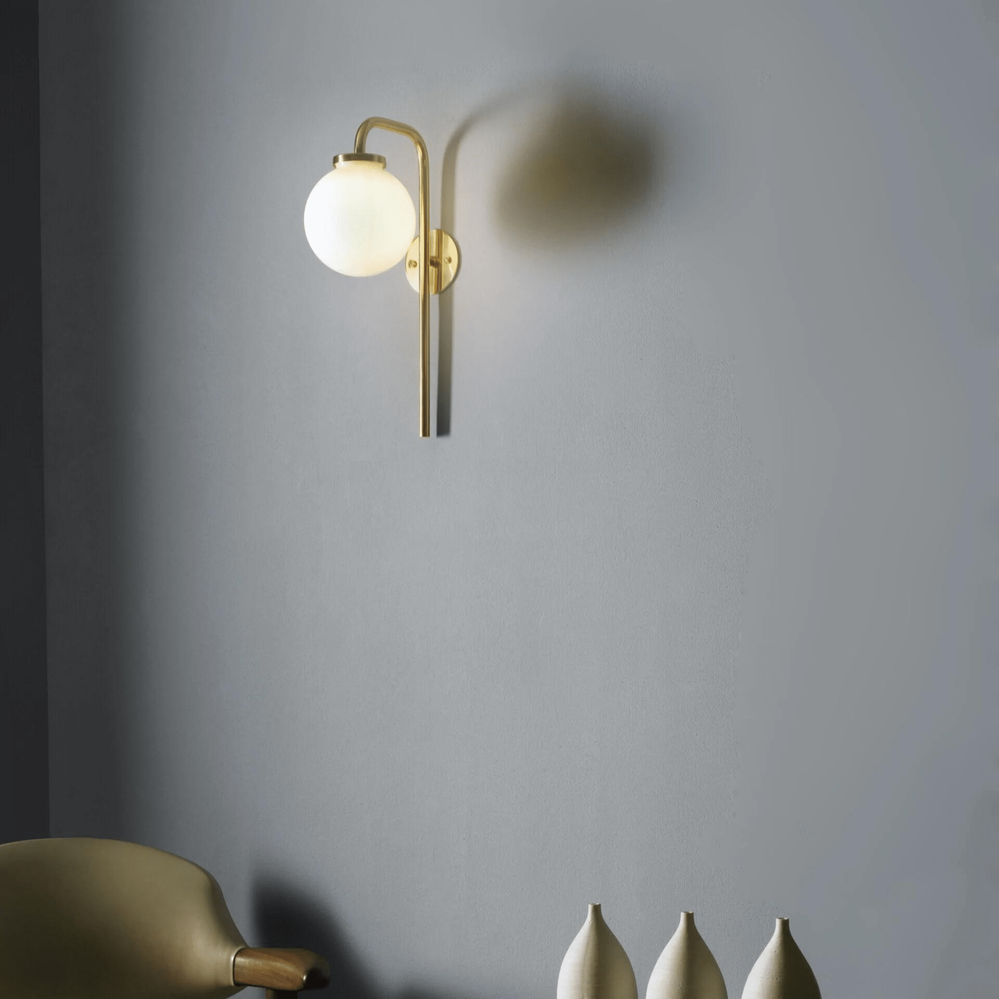 Big Bulb Reg./Opal Wall Lights - CTO Lighting - Luxury Lighting BoutiqueWall LightsCTO Lighting