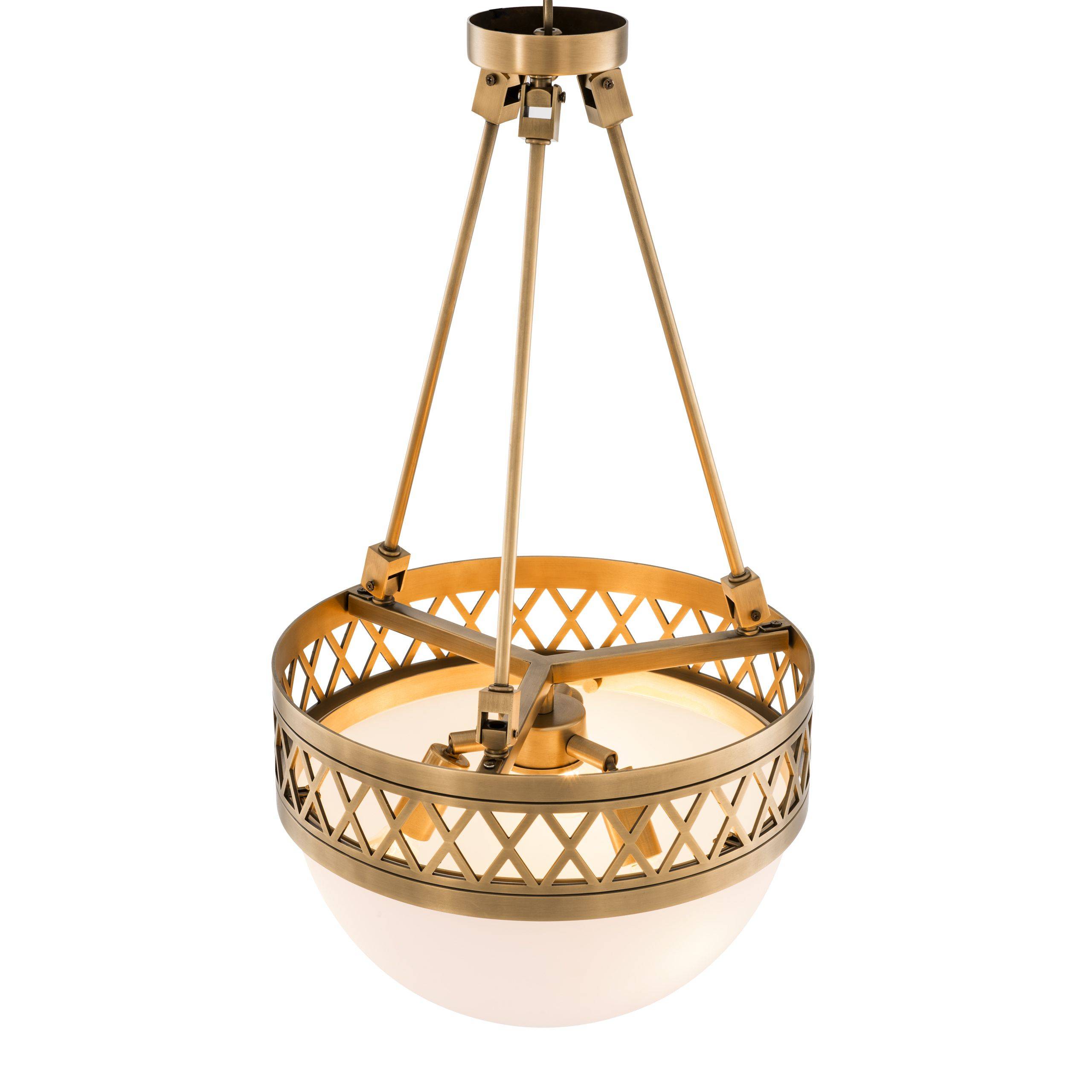 Bistroquette Modern Brass Chandelier - Brass - Eichholtz - Luxury Lighting BoutiqueCeiling LightEichholtz