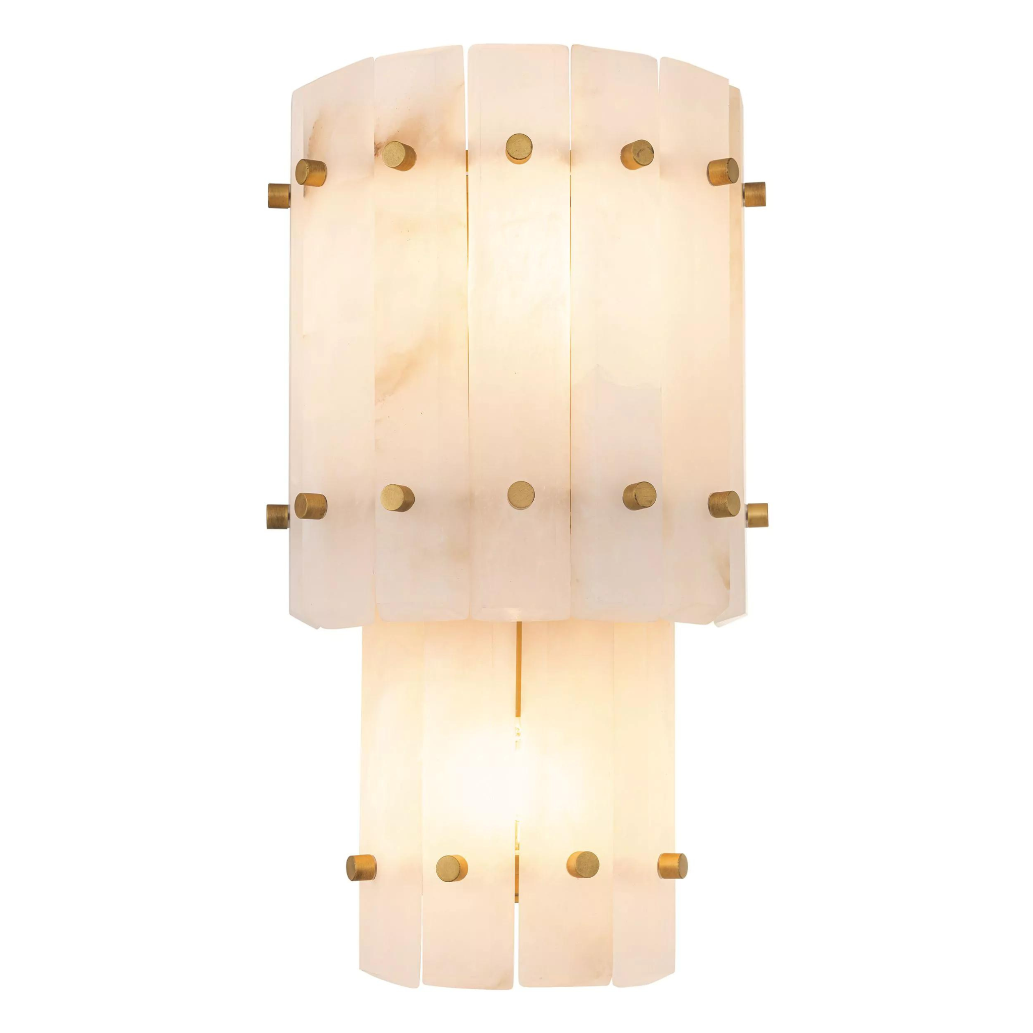 Blason Double Wall Lamp - Alabaster | Frosted Glass - Eichholtz - Luxury Lighting BoutiqueWall LightsEichholtz