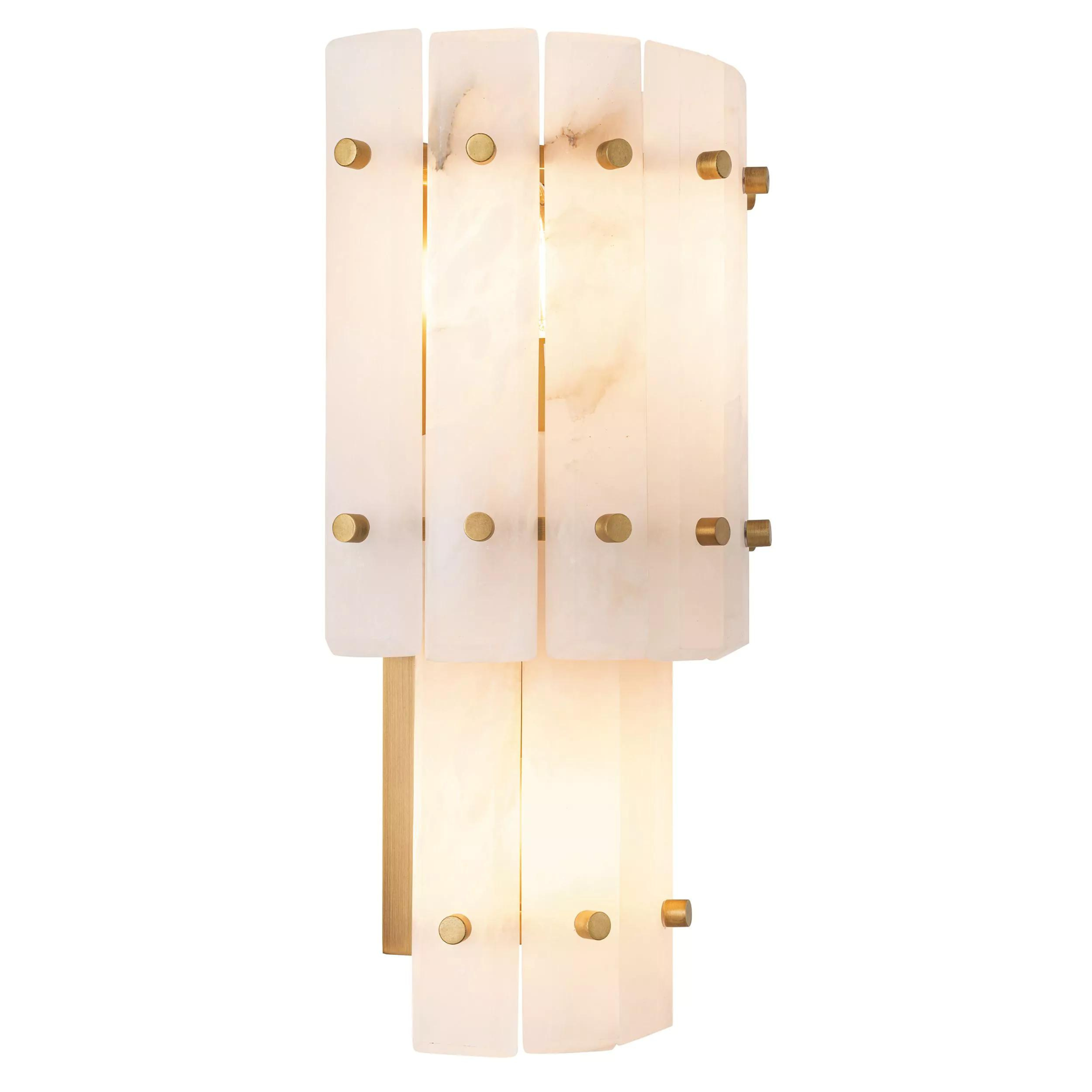 Blason Double Wall Lamp - Alabaster | Frosted Glass - Eichholtz - Luxury Lighting BoutiqueWall LightsEichholtz