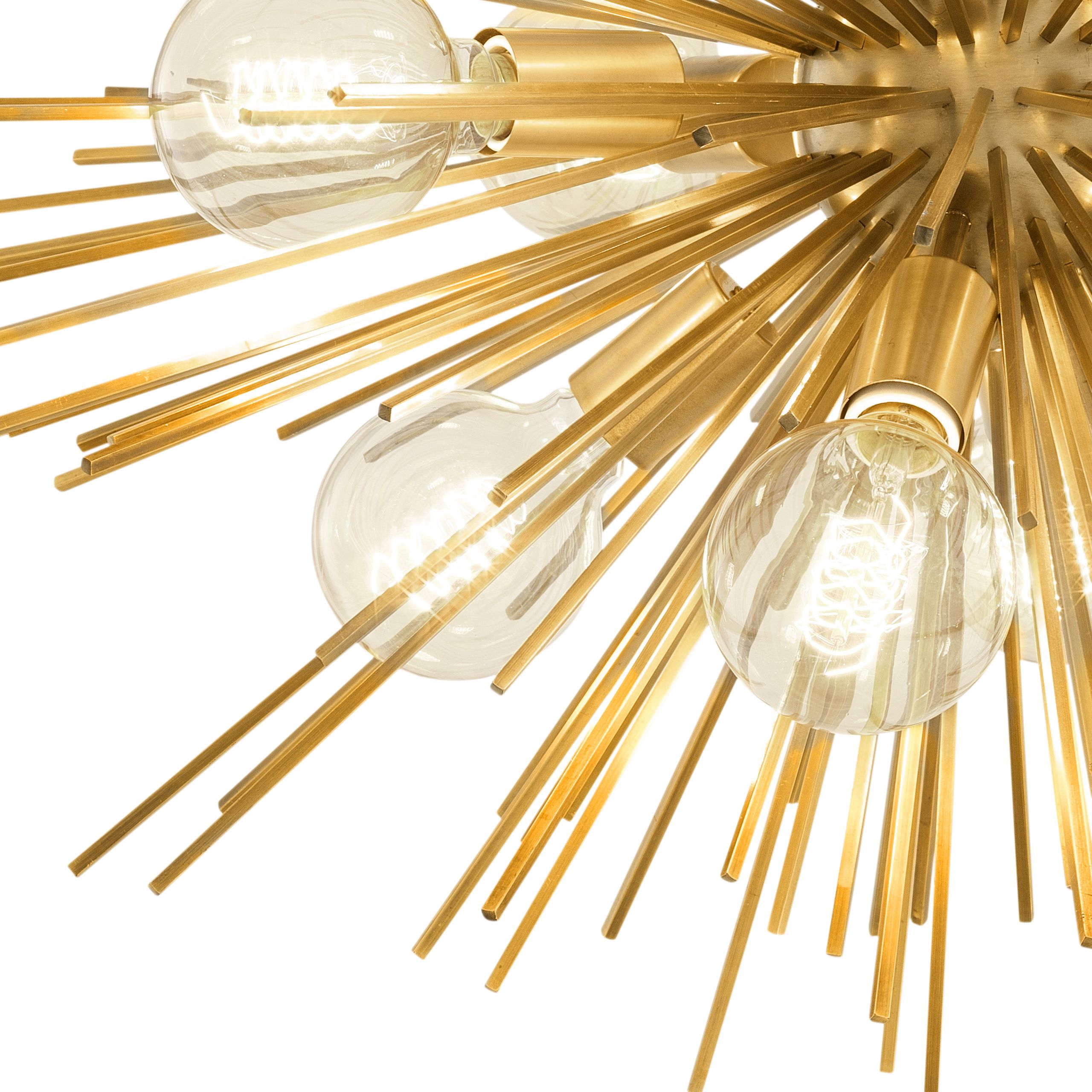 Boivin Modern Brass Chandelier - Brass - Eichholtz - Luxury Lighting BoutiqueCeiling LightEichholtz