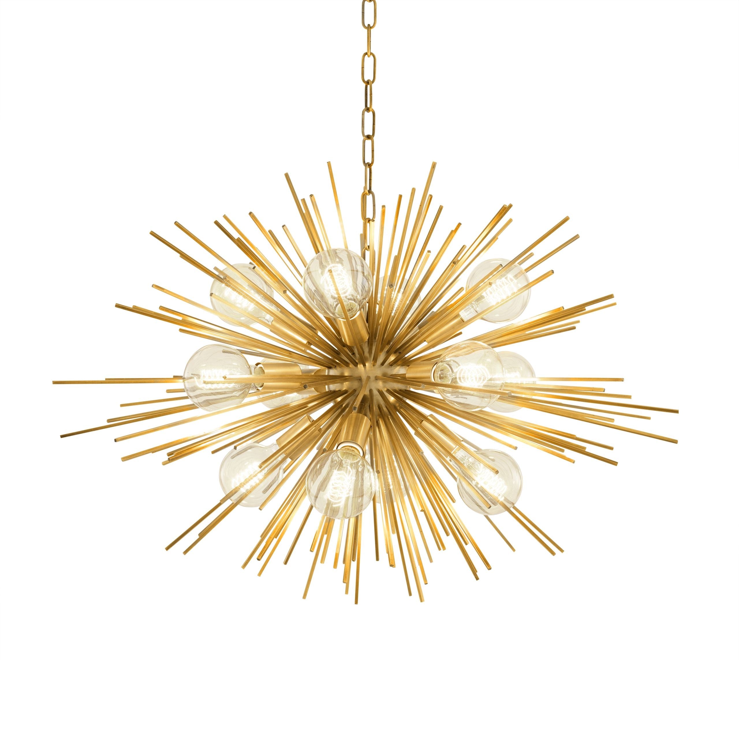Boivin Modern Brass Chandelier - Brass - Eichholtz - Luxury Lighting BoutiqueCeiling LightEichholtz