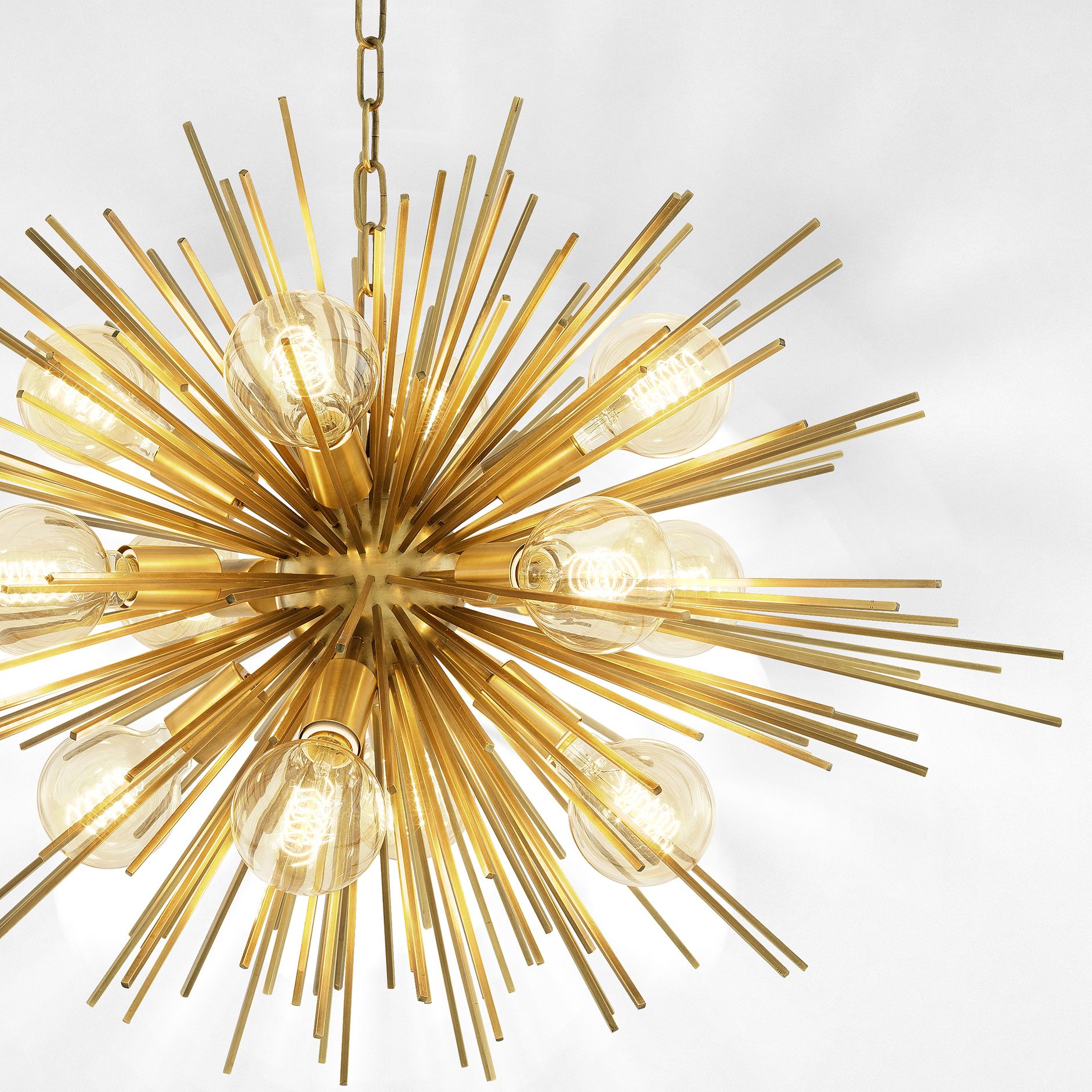 Boivin Modern Brass Chandelier - Brass - Eichholtz - Luxury Lighting BoutiqueCeiling LightEichholtz