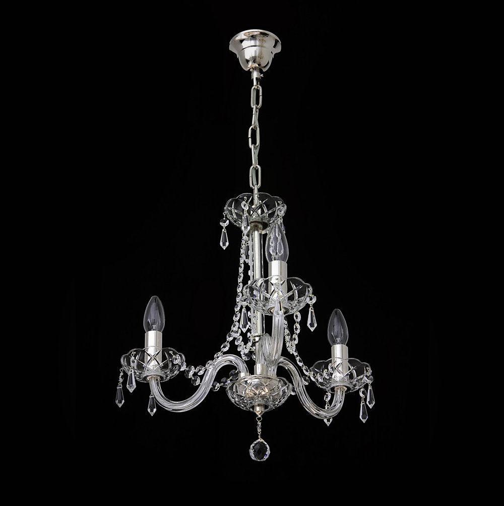 Bonton 3 Light Crystal Chandelier - Wranovsky - Luxury Lighting Boutique