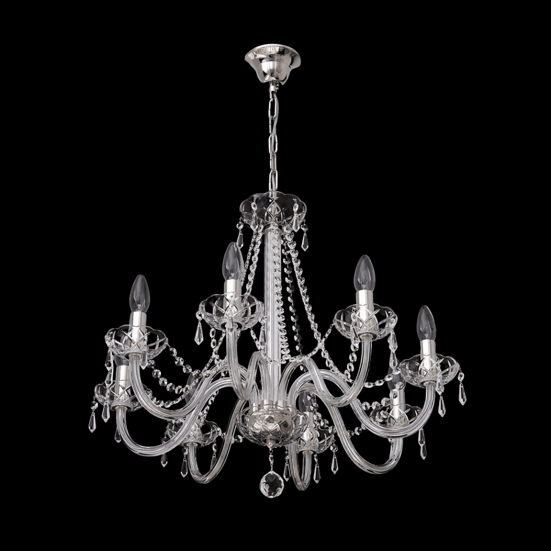 Bonton 8 Light Crystal Chandelier - Wranovsky - Luxury Lighting BoutiqueModern Crystal ChandeliersWranovsky