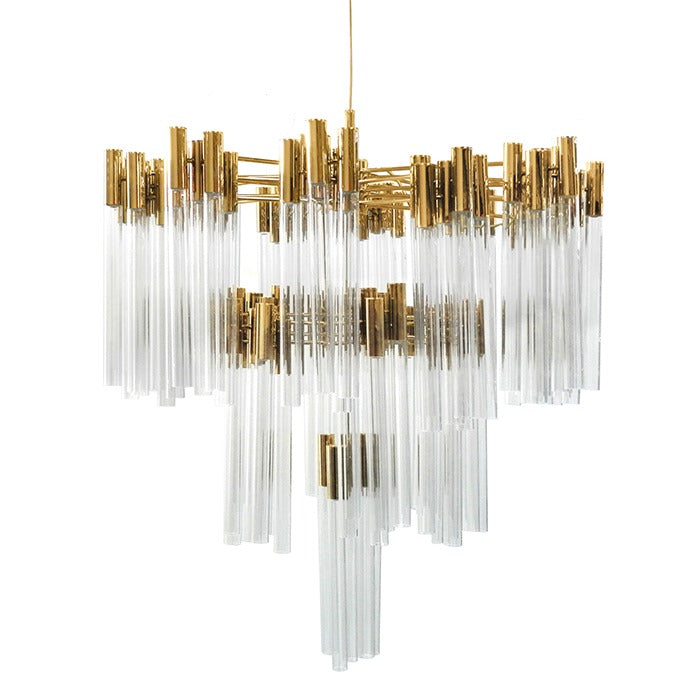 Burj 114 Light Crystal Modern Chandelier - Luxxu - Luxury Lighting Boutique
