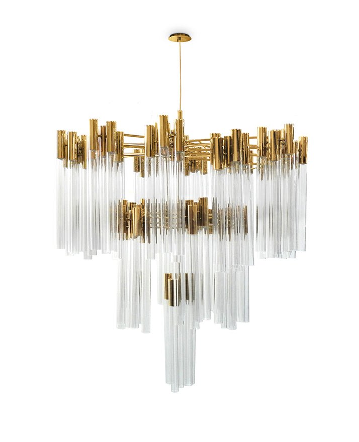 Burj 114 Light Crystal Modern Chandelier - Luxxu - Luxury Lighting BoutiqueModern Crystal ChandeliersLuxxu