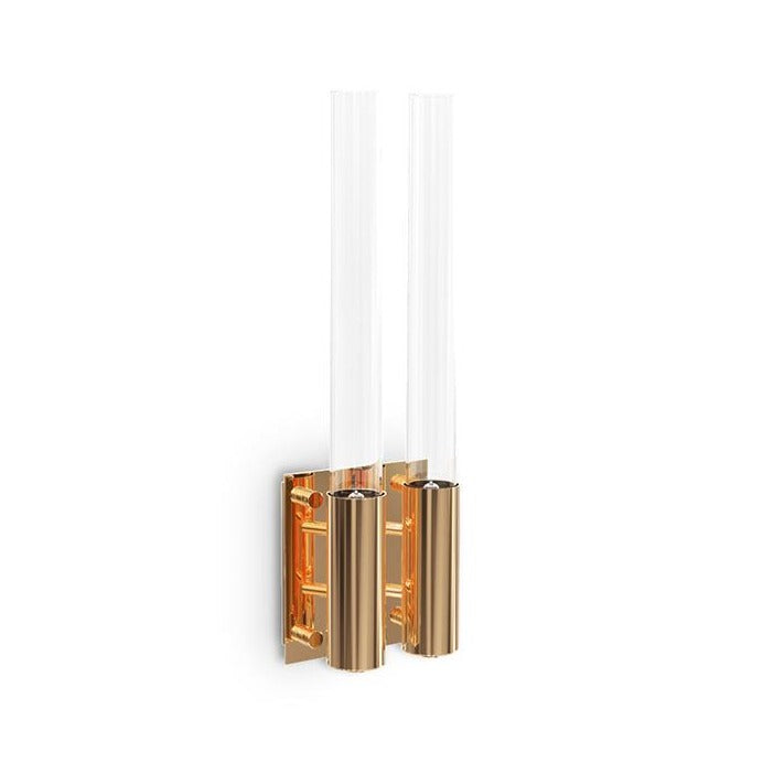 Burj II 2 Light Crystal Wall Sconce - Luxxu - Luxury Lighting Boutique