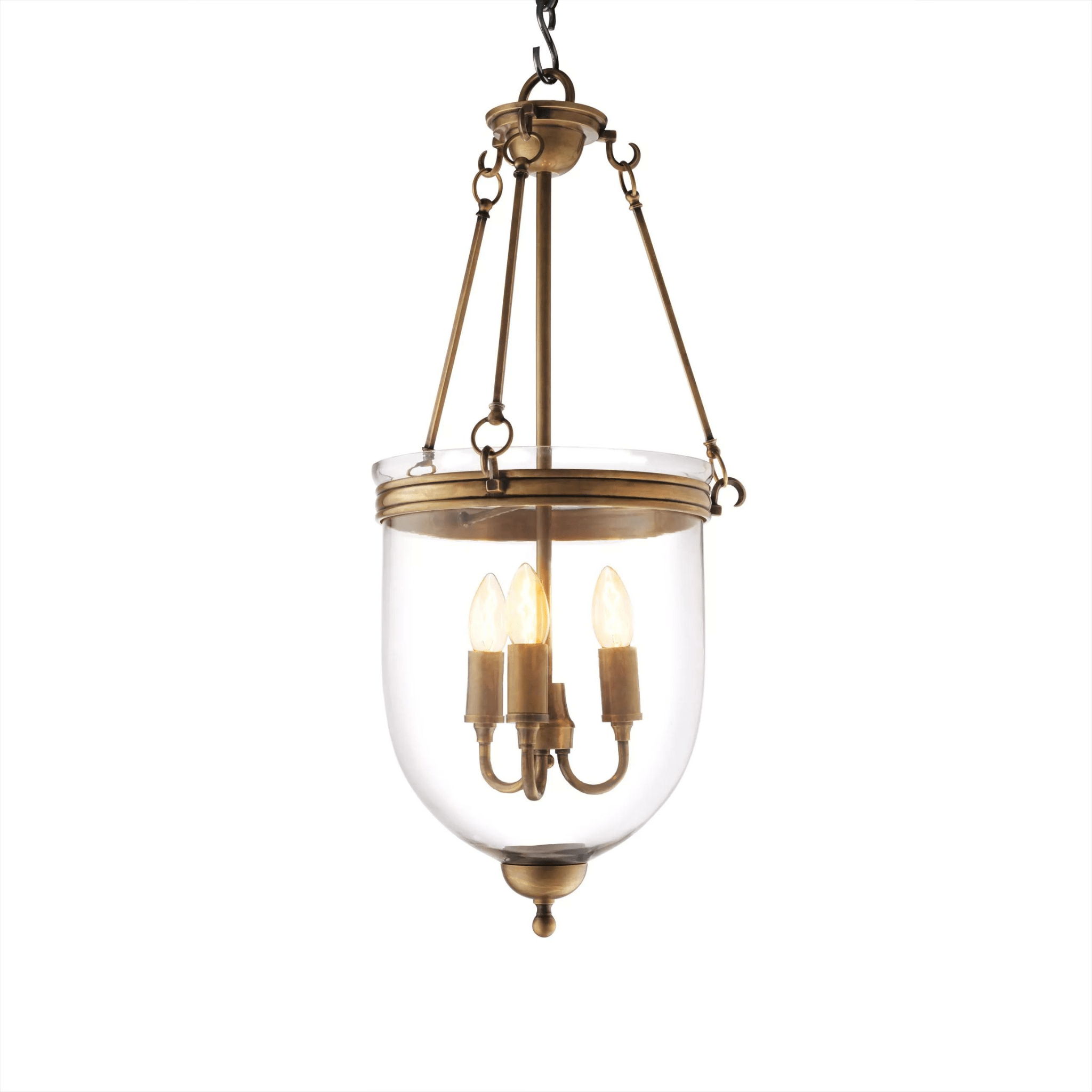 Cameron S Lantern - Brass - Eichholtz - Luxury Lighting BoutiqueHall LanternEichholtz