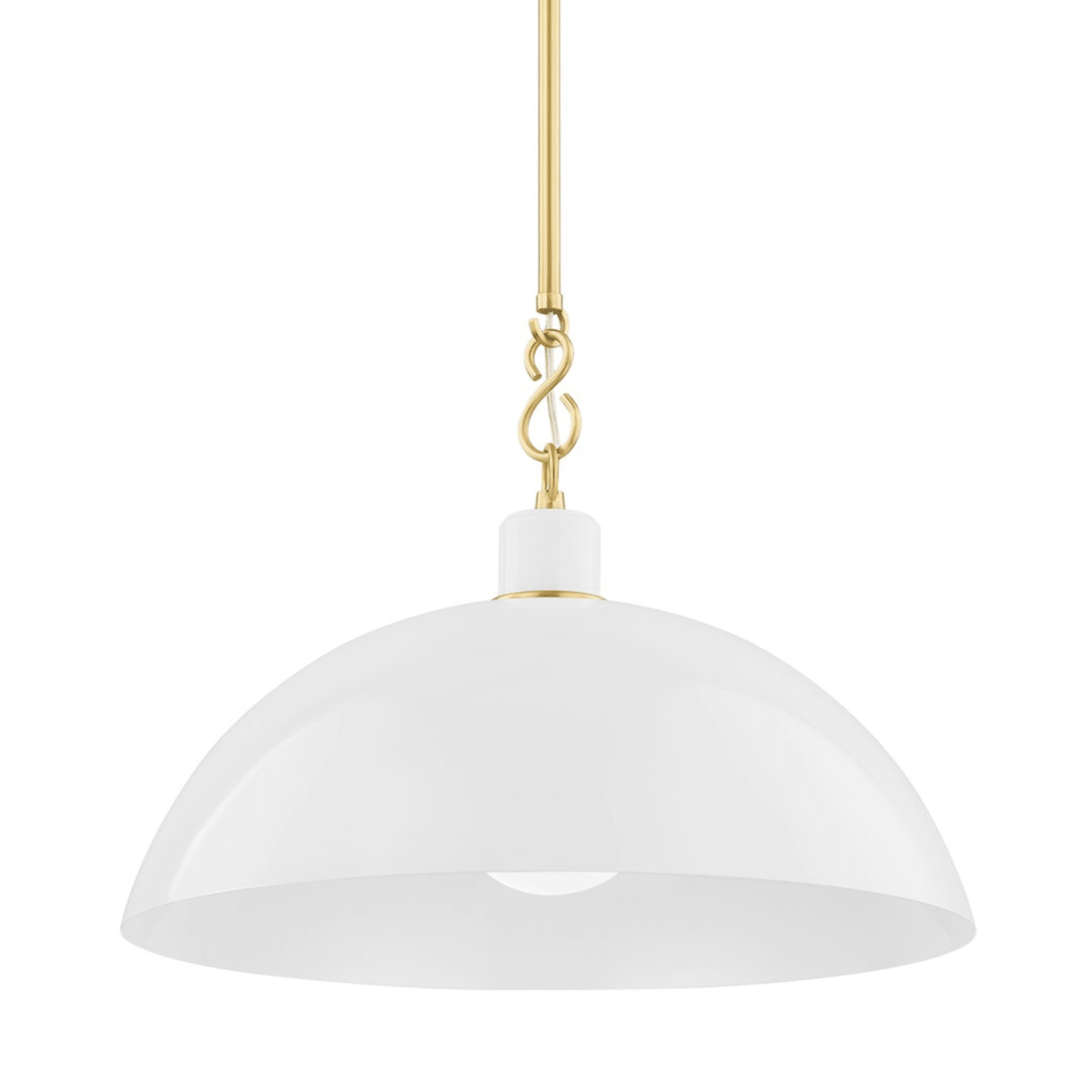 Camille S/L Pendant (H769701S - AGB/GBK) - Mitzi - Luxury Lighting BoutiqueBrass/Metal ChandeliersMitzi