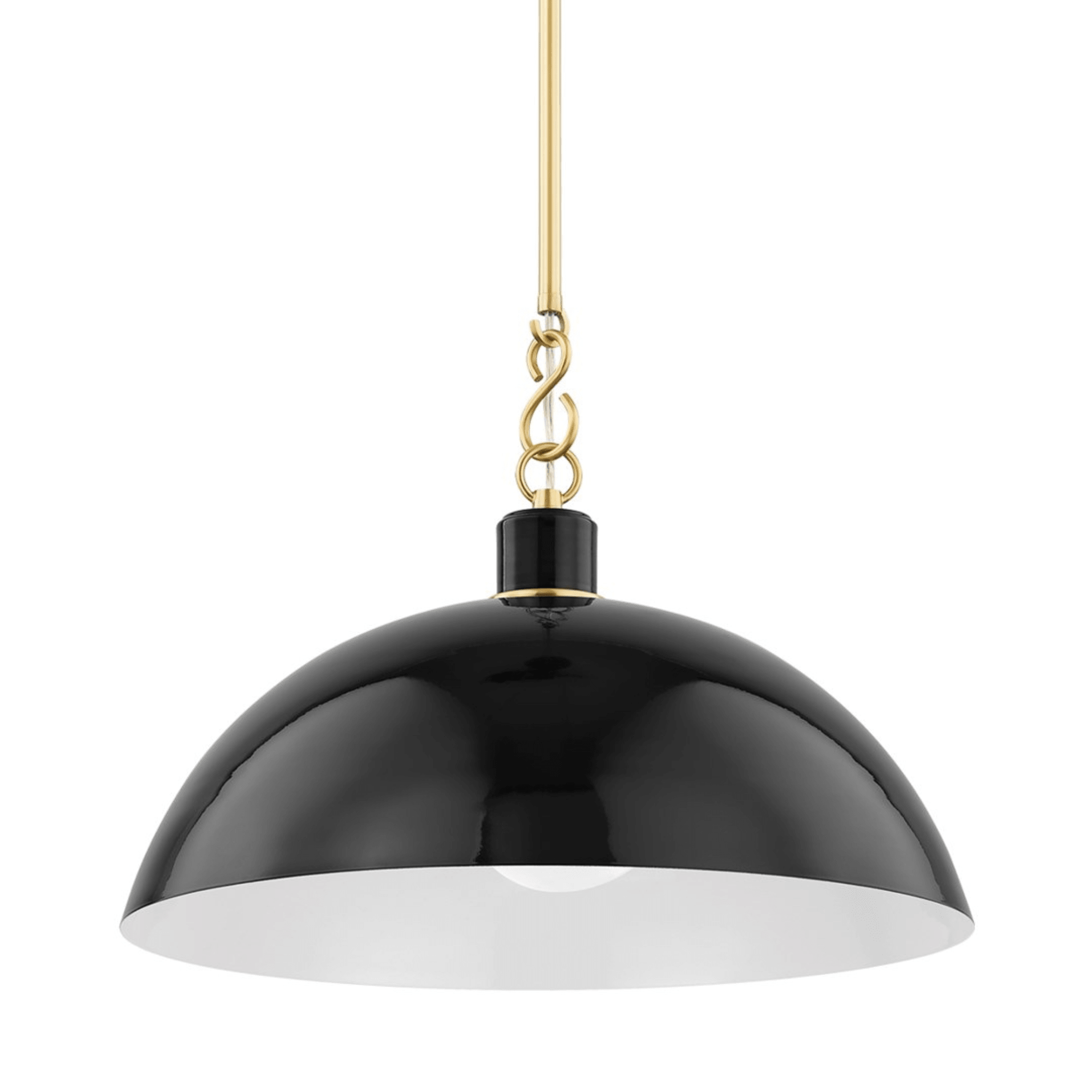 Camille S/L Pendant (H769701S - AGB/GBK) - Mitzi - Luxury Lighting BoutiqueBrass/Metal ChandeliersMitzi