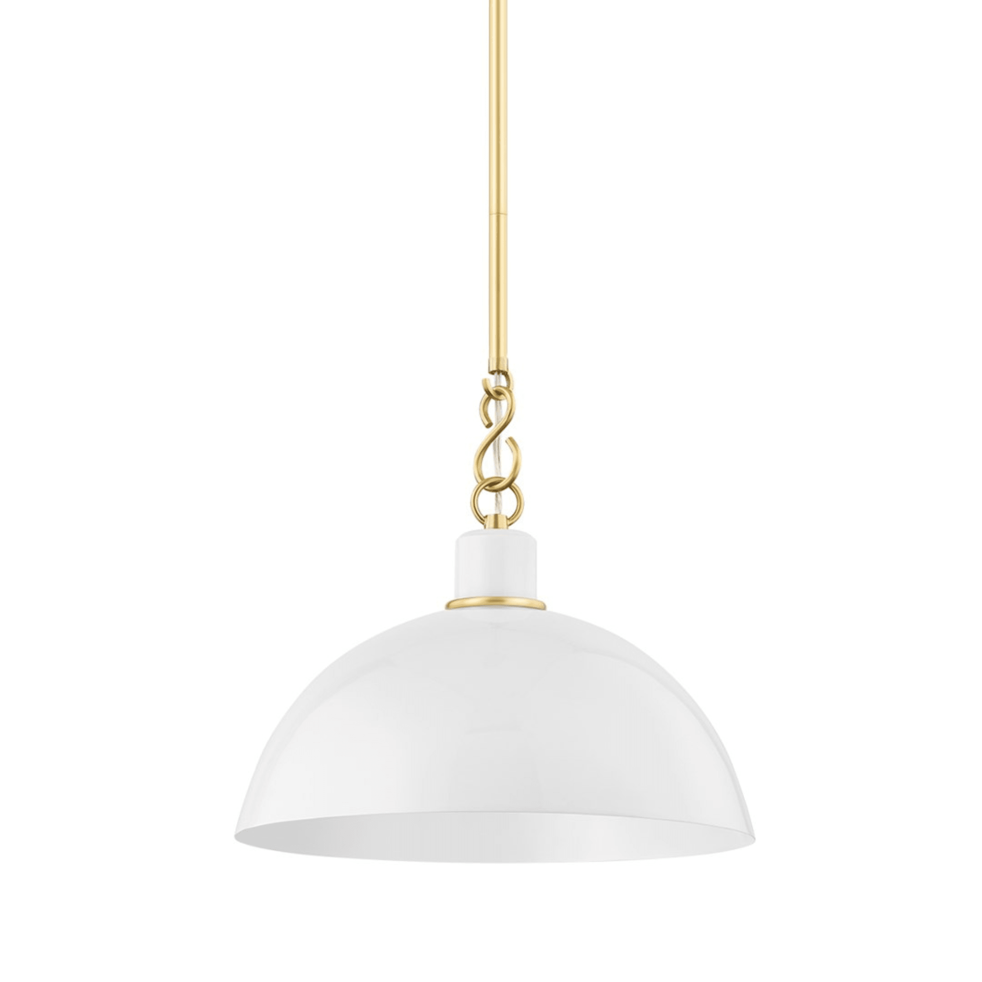 Camille S/L Pendant (H769701S - AGB/GBK) - Mitzi - Luxury Lighting BoutiqueBrass/Metal ChandeliersMitzi