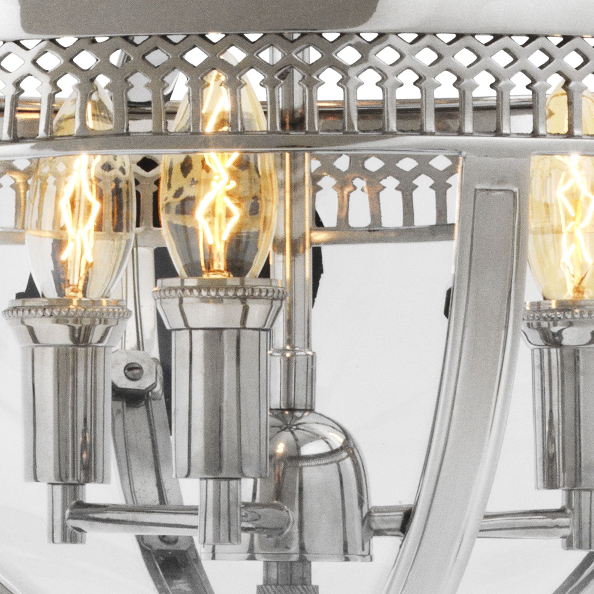 Capitol Hill Small Nickel Lantern - Eichholtz - Luxury Lighting Boutique