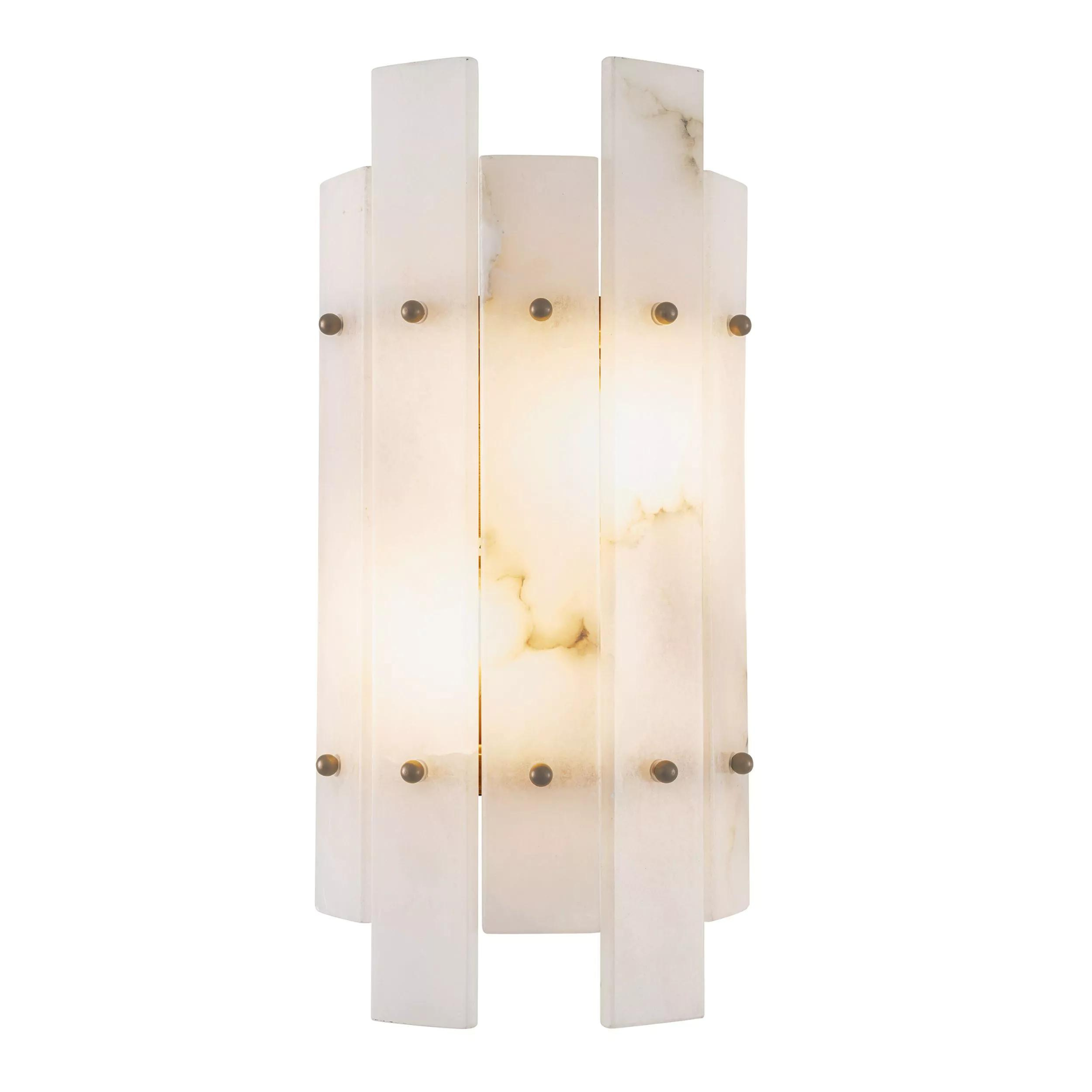 Caprera Wall Lamp - Brass & Alabaster - Eichholtz - Luxury Lighting BoutiqueWall LightsEichholtz