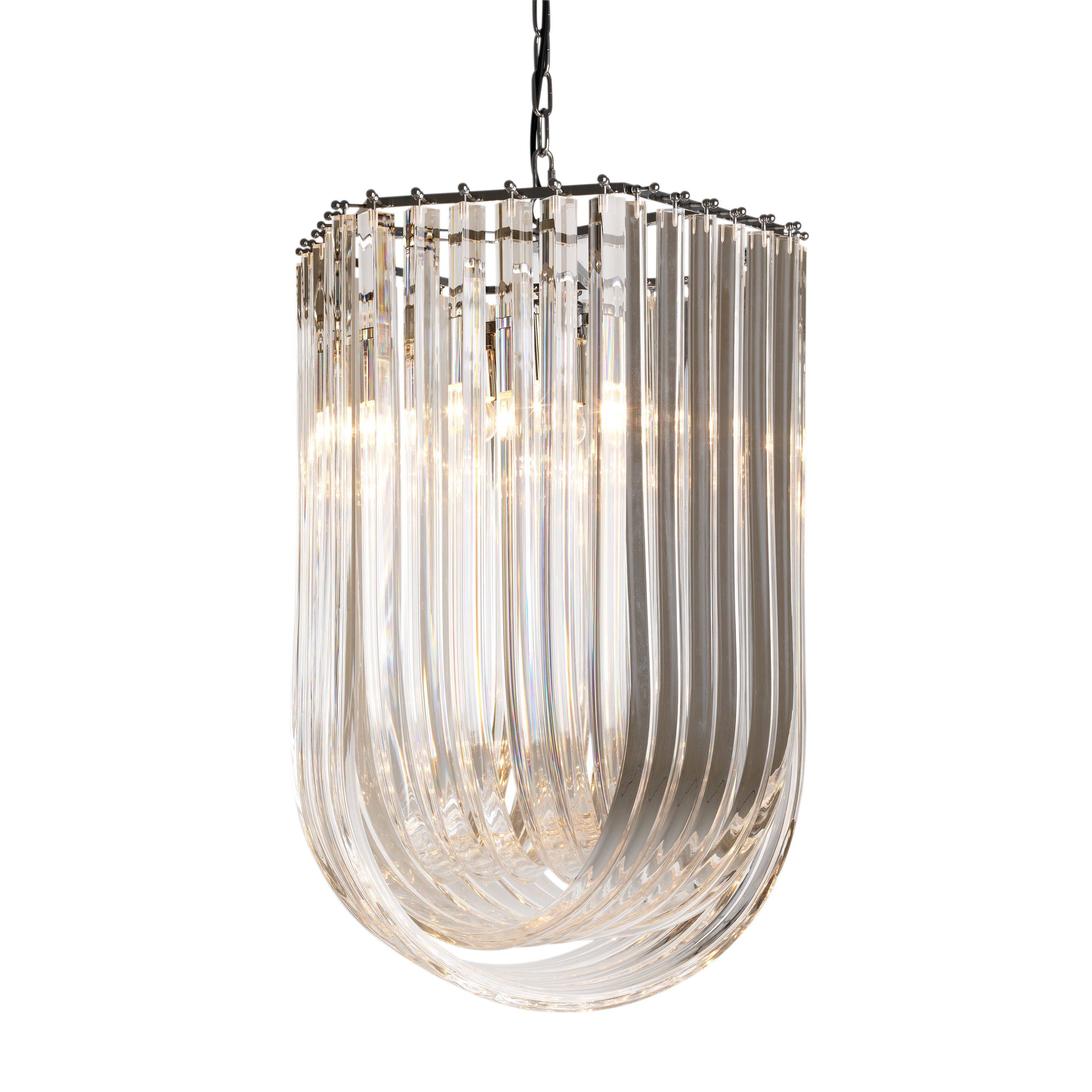 Caserta Modern Chandelier - Nickel - Eichholtz - Luxury Lighting BoutiqueCeiling LightEichholtz