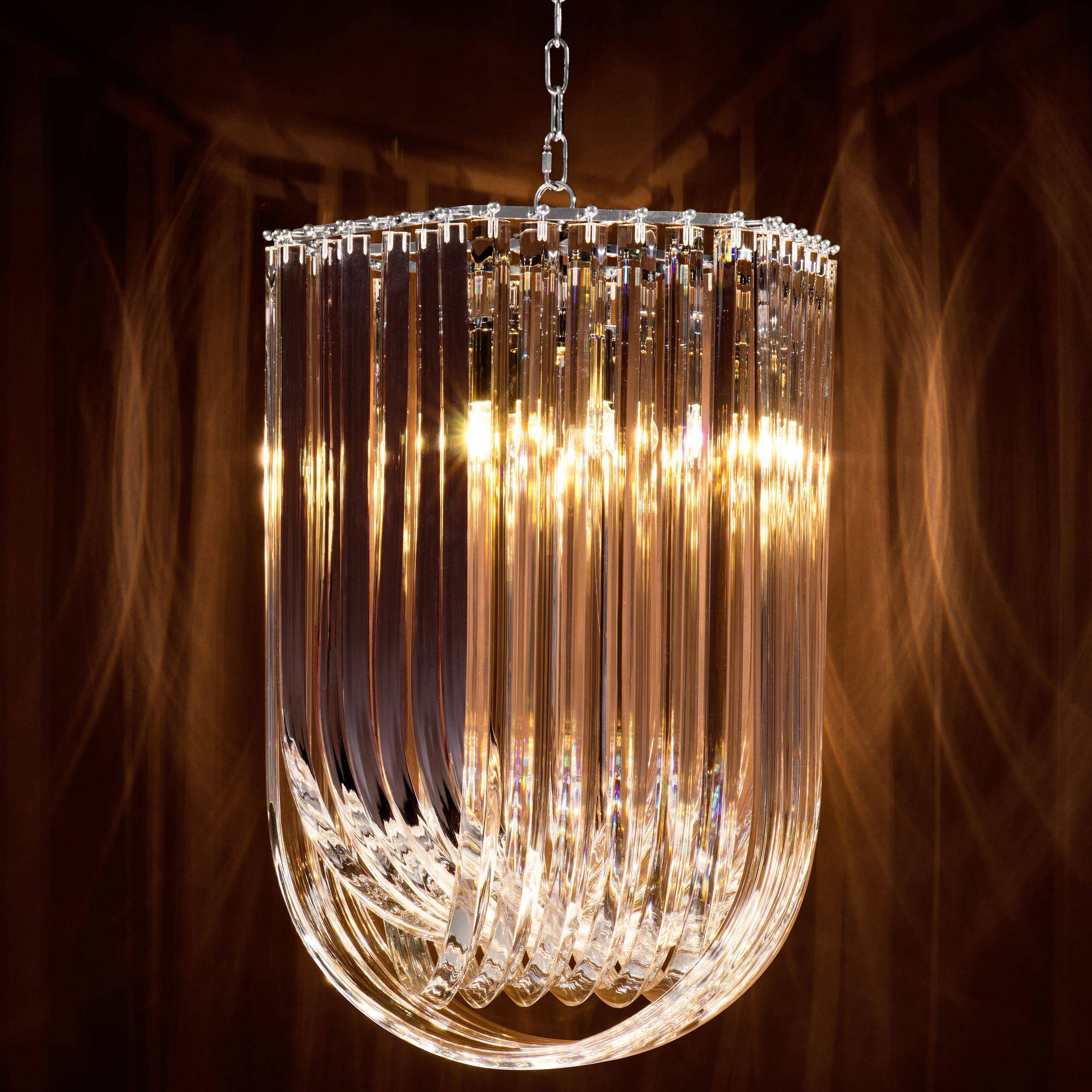 Caserta Modern Chandelier - Nickel - Eichholtz - Luxury Lighting BoutiqueCeiling LightEichholtz