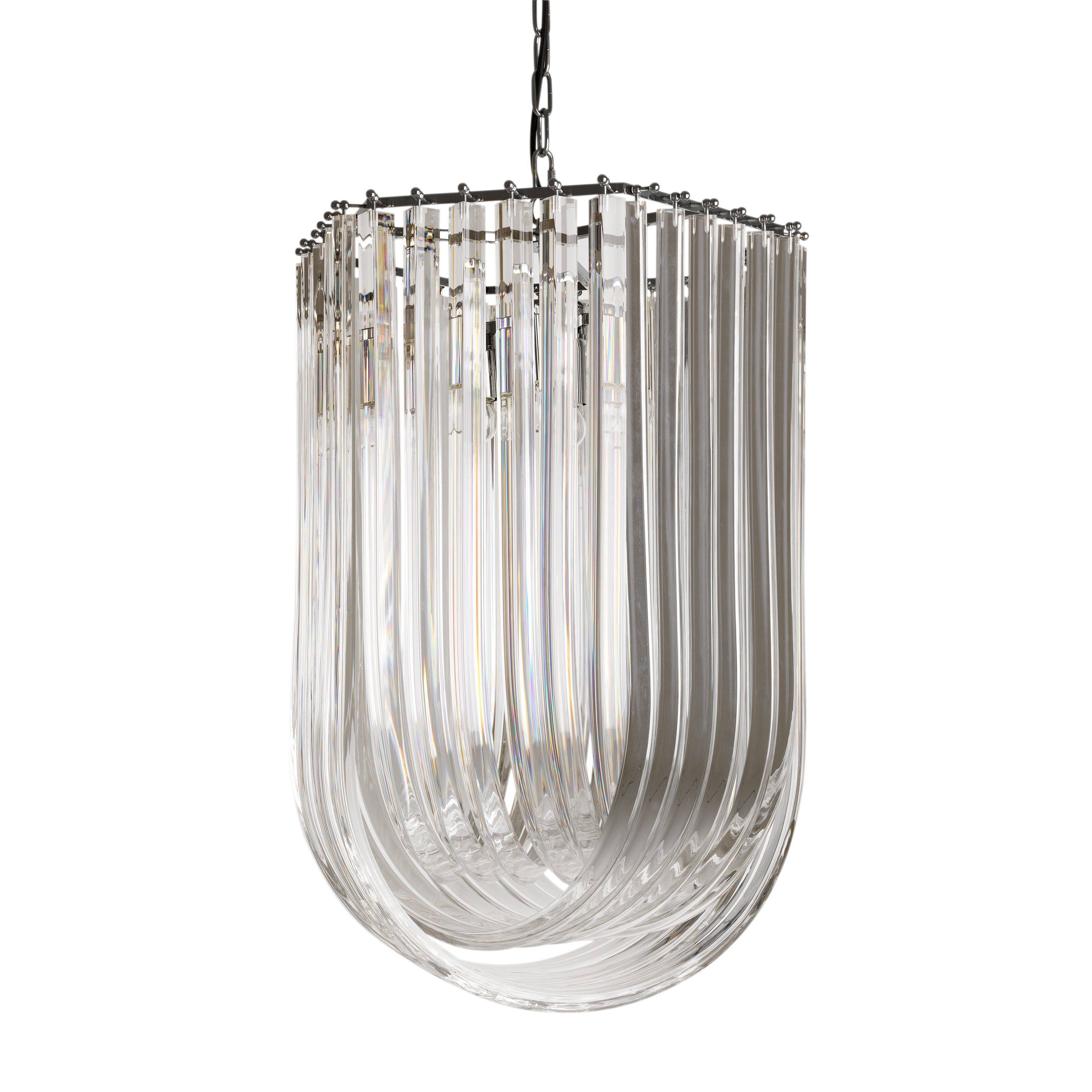 Caserta Modern Chandelier - Nickel - Eichholtz - Luxury Lighting BoutiqueCeiling LightEichholtz