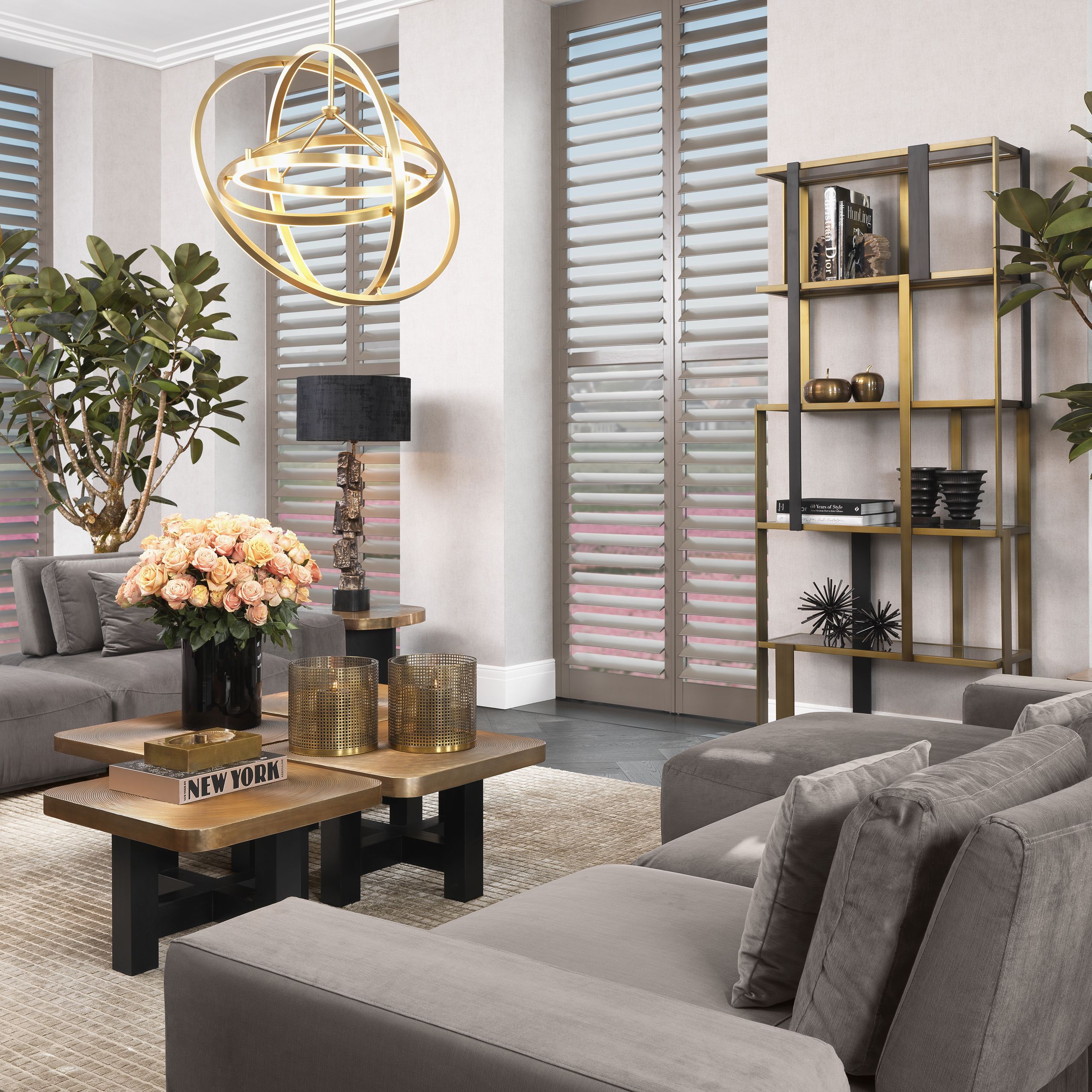 Cassini Modern Chandelier - Eichholtz - Luxury Lighting BoutiqueBasket & Pendant ChandeliersEichholtz