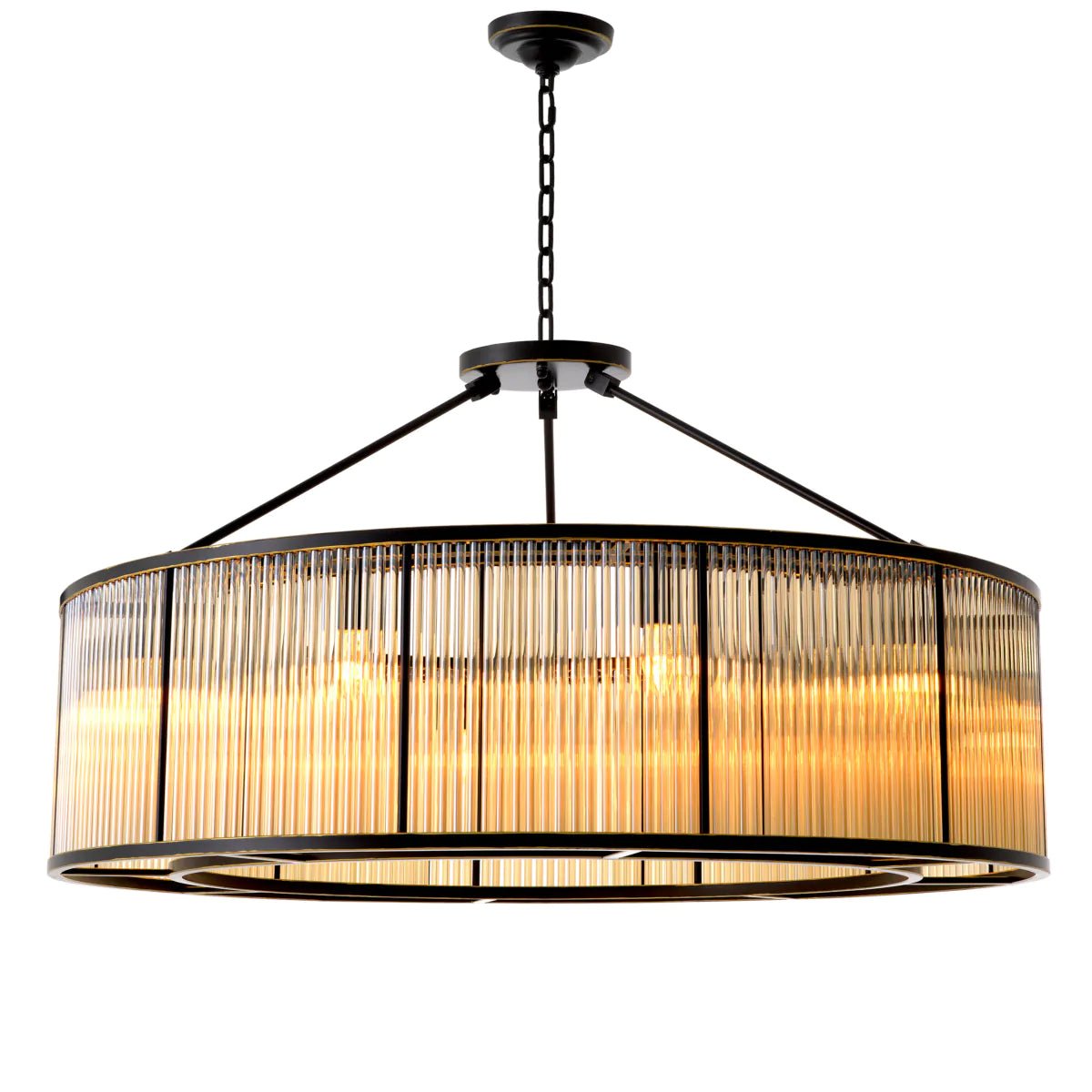 Bernardi XL Ceiling Lamp - Eichholtz - Luxury Lighting BoutiqueBrass/Metal ChandeliersEichholtz