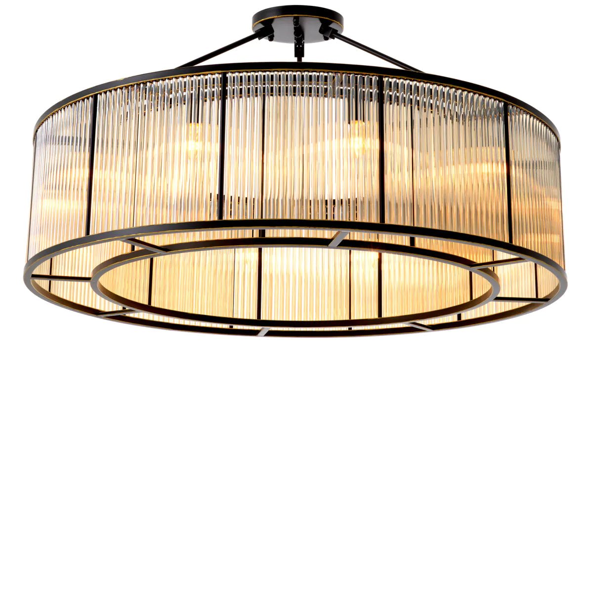 Bernardi XL Ceiling Lamp - Eichholtz - Luxury Lighting BoutiqueBrass/Metal ChandeliersEichholtz