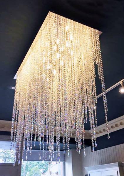 Chainette 13 Light Modern Glass Chandelier - Wranovsky - Luxury Lighting Boutique