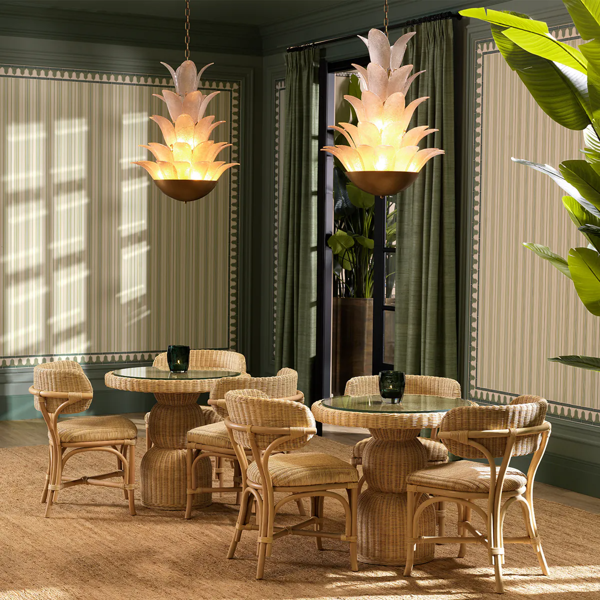 "Chandelier Melrose by Eichholtz, elegant lighting fixture"