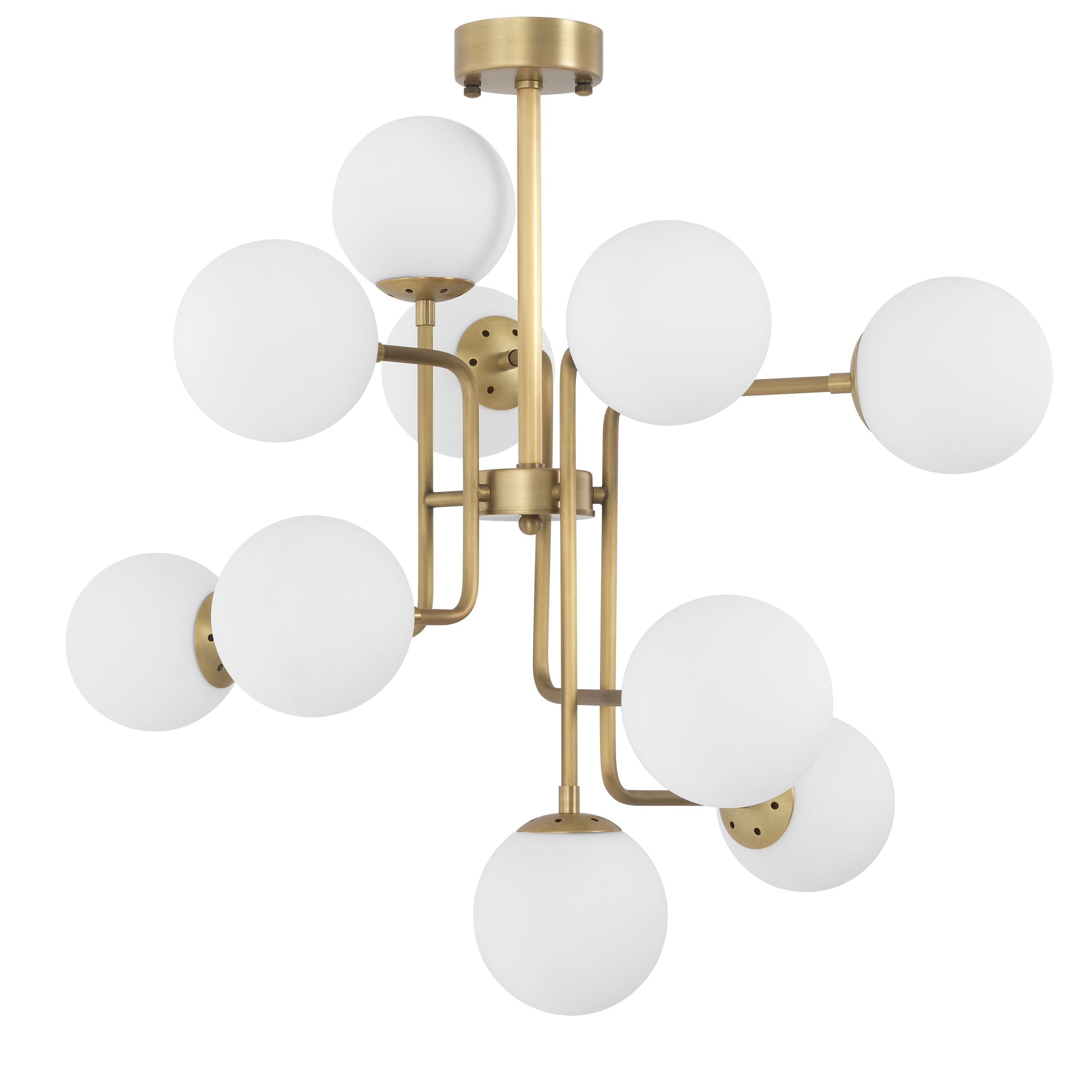 Chase Modern Brass Chandelier - Eichholtz - Luxury Lighting BoutiqueBrass/Metal ChandeliersEichholtz