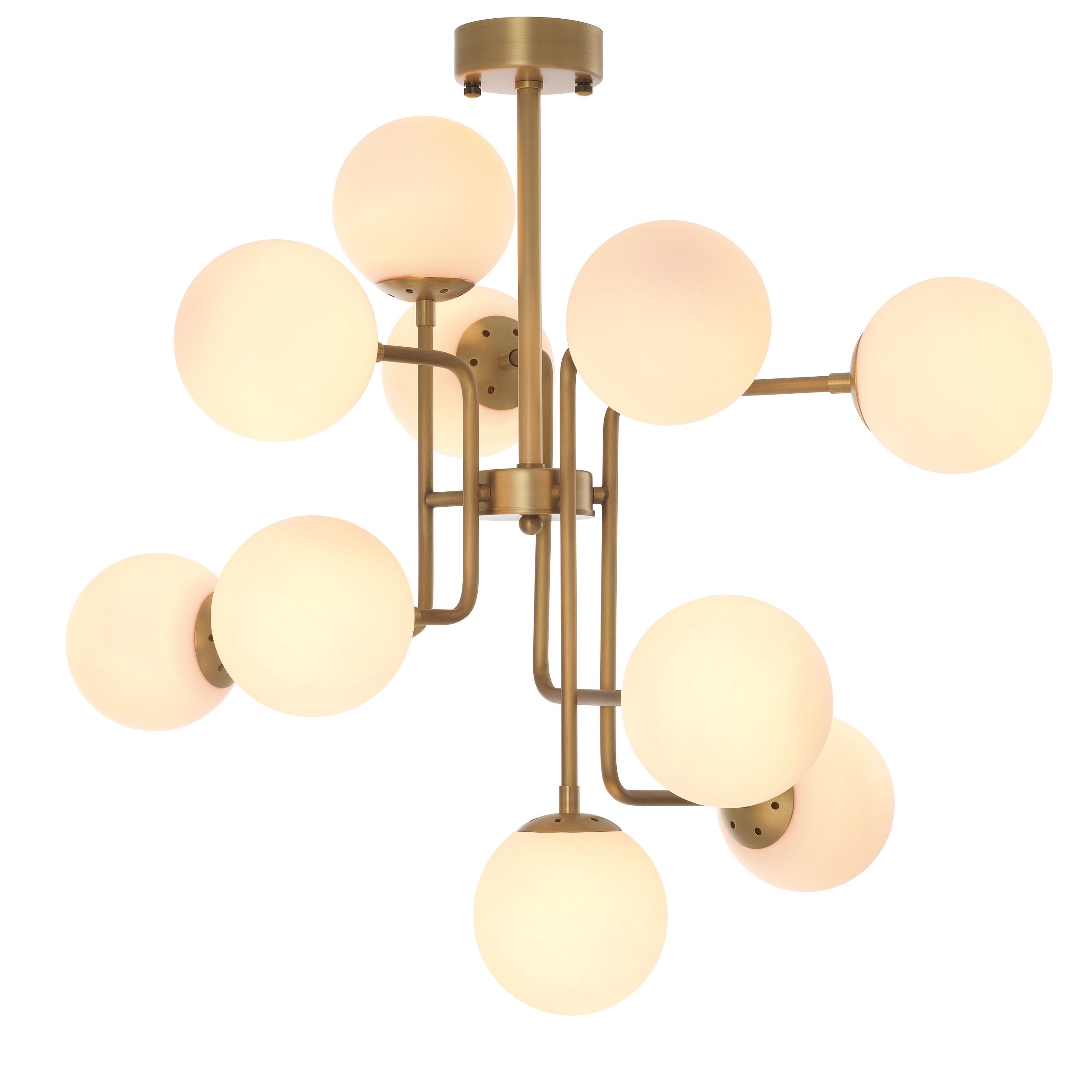 Chase Modern Brass Chandelier - Eichholtz - Luxury Lighting BoutiqueBrass/Metal ChandeliersEichholtz