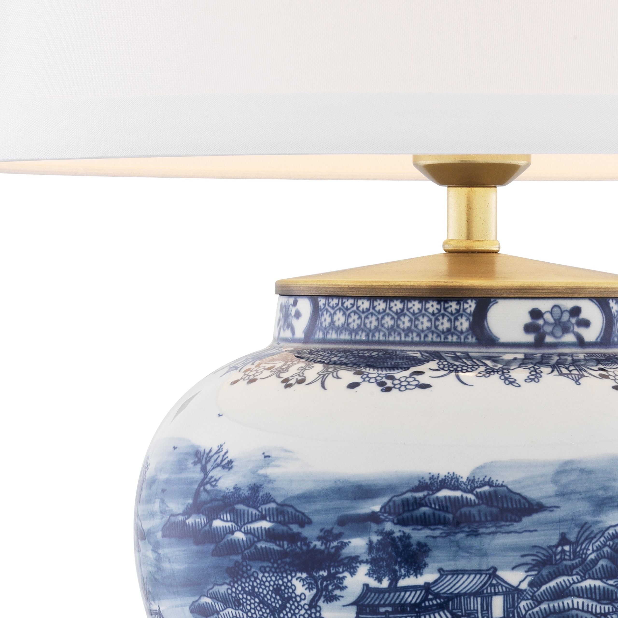 Chinese Blue Ceramic Table Lamp - Eichholtz - Luxury Lighting BoutiqueTable LampEichholtz