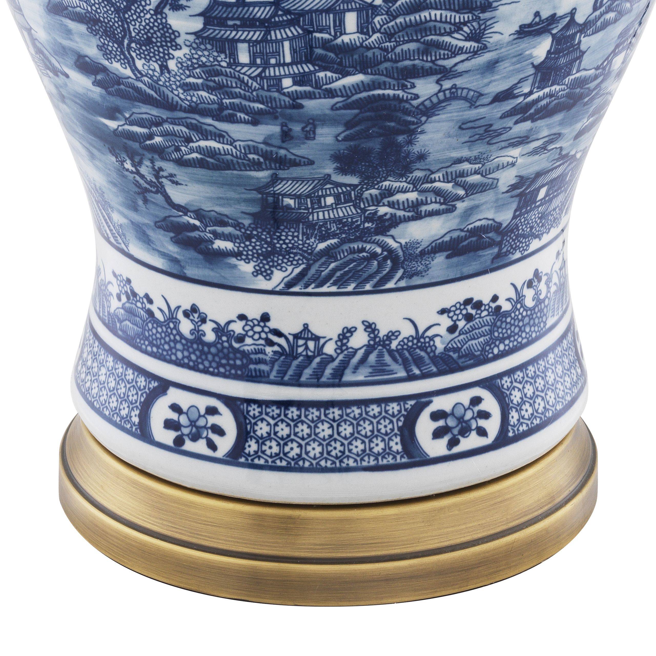 Chinese Blue Ceramic Table Lamp - Eichholtz - Luxury Lighting BoutiqueTable LampEichholtz