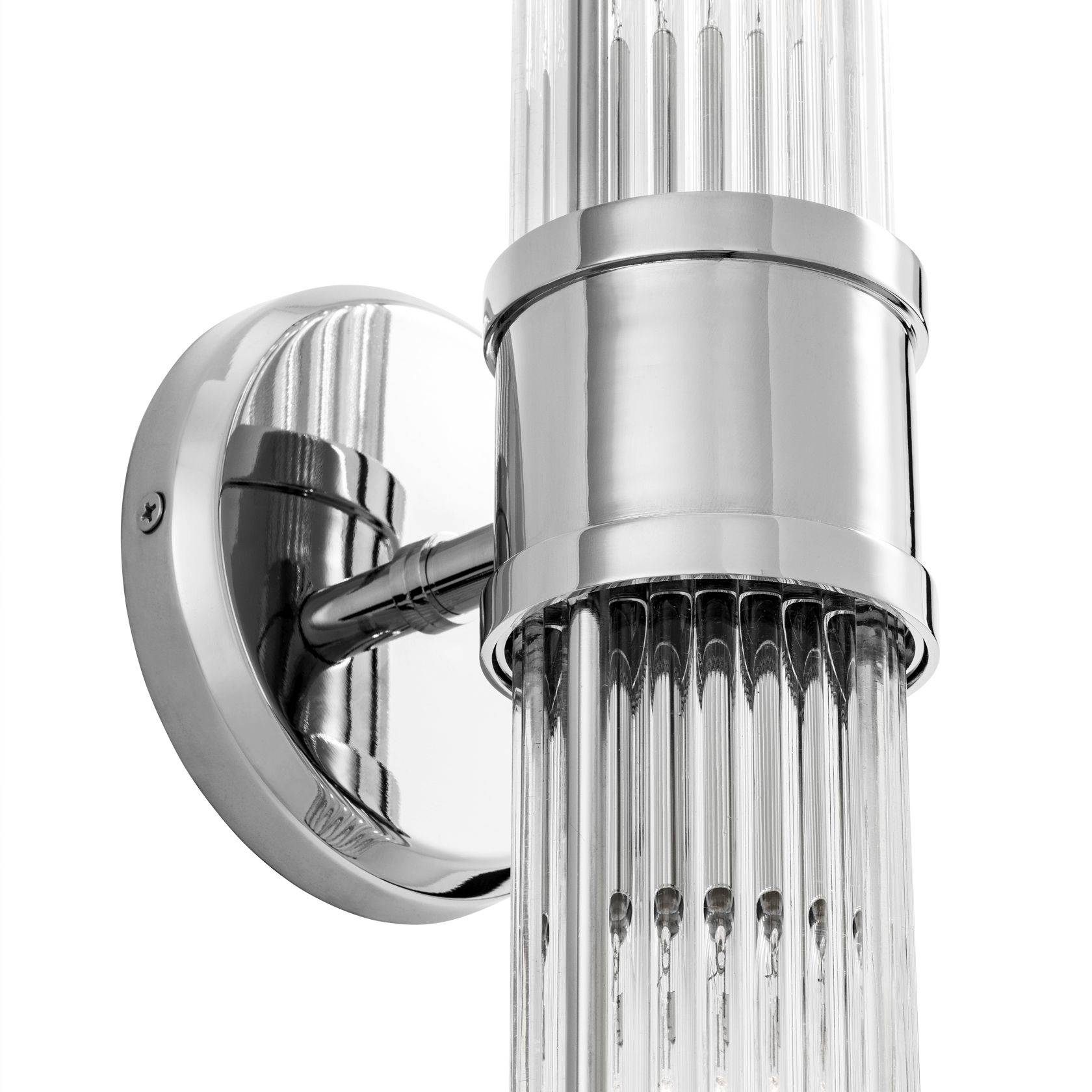 Claridges Wall Lamp Single | Double - Brass | Nickel - Eichholtz - Luxury Lighting BoutiqueWall LightsEichholtz
