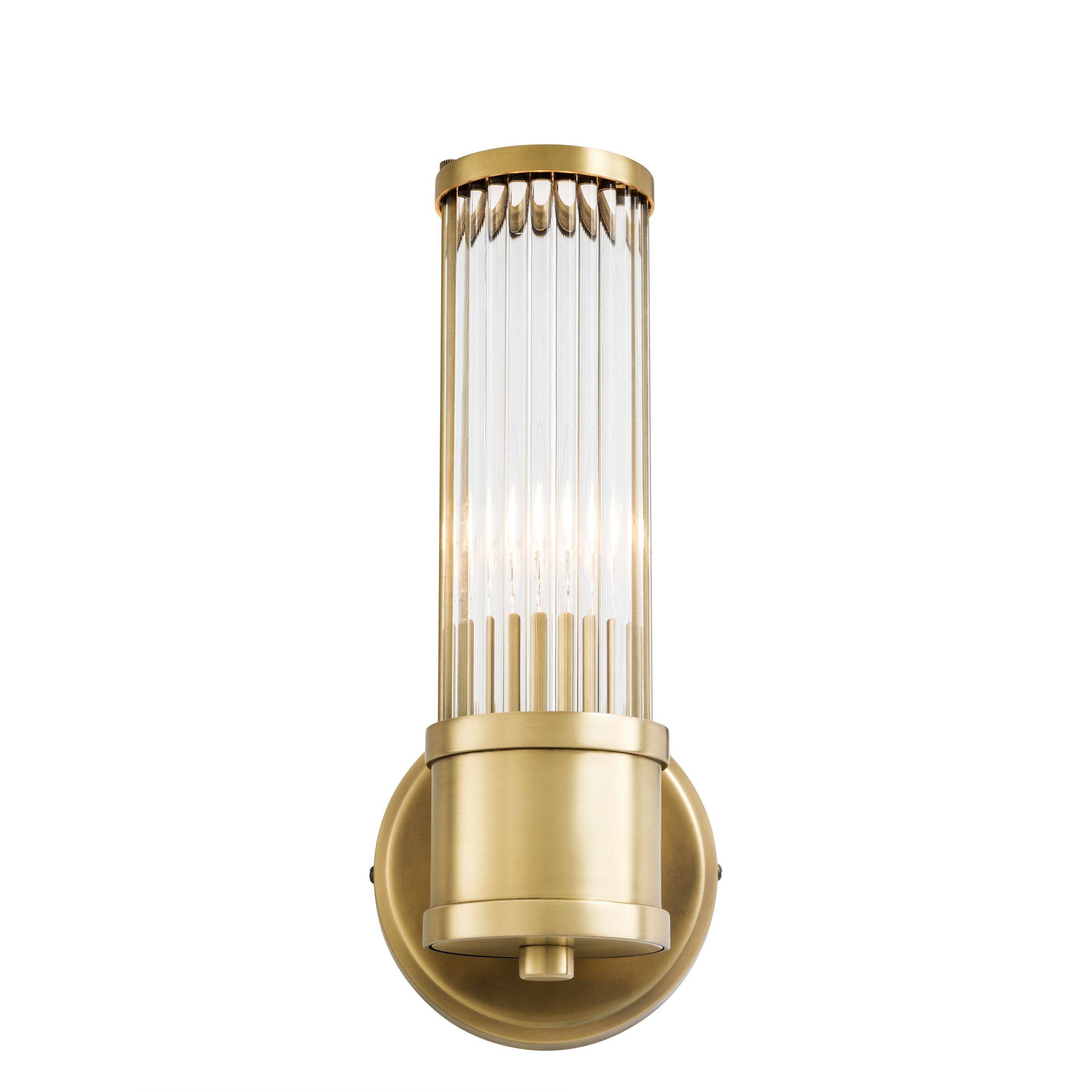 Claridges Wall Lamp Single | Double - Brass | Nickel - Eichholtz - Luxury Lighting BoutiqueWall LightsEichholtz