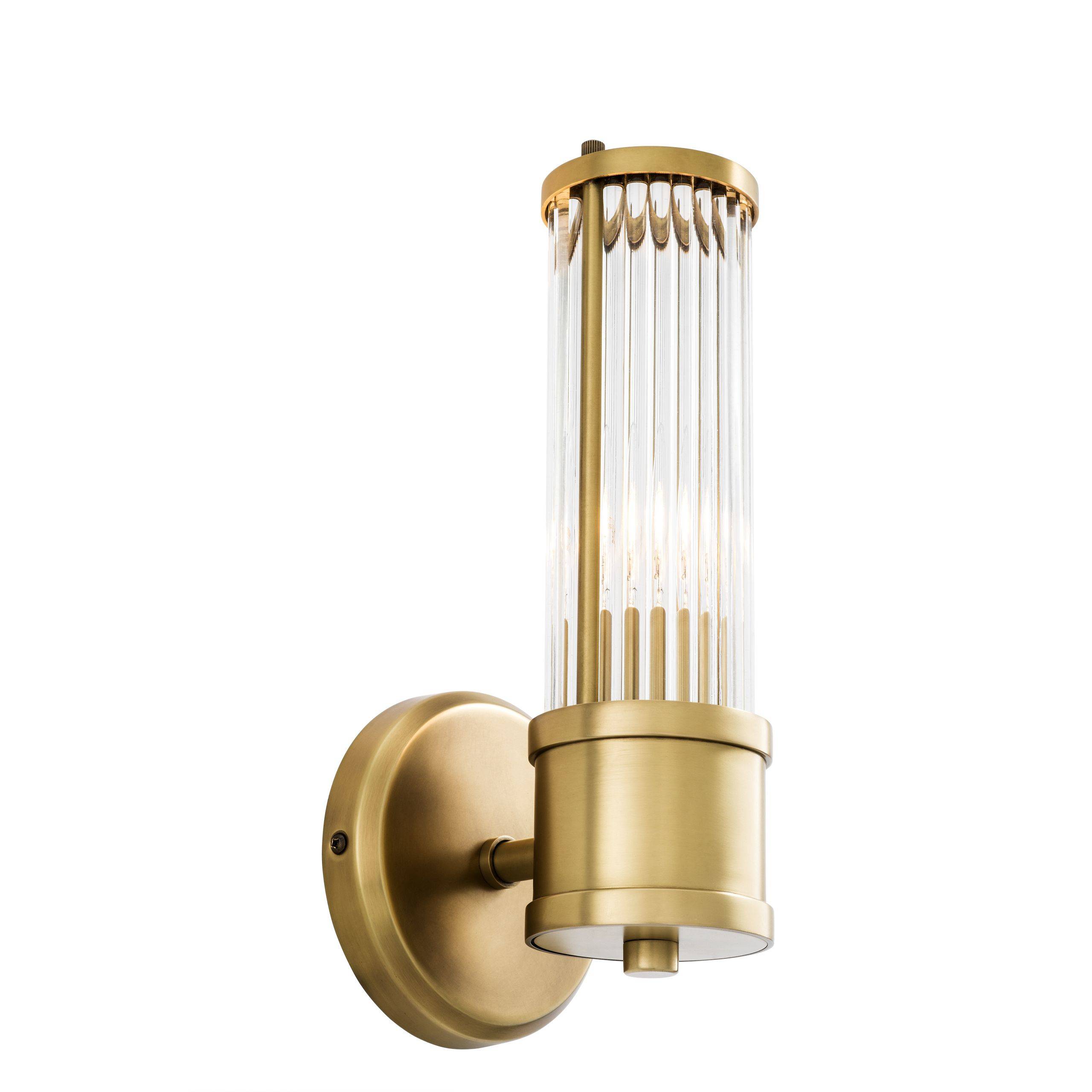 Claridges Wall Lamp Single | Double - Brass | Nickel - Eichholtz - Luxury Lighting BoutiqueWall LightsEichholtz